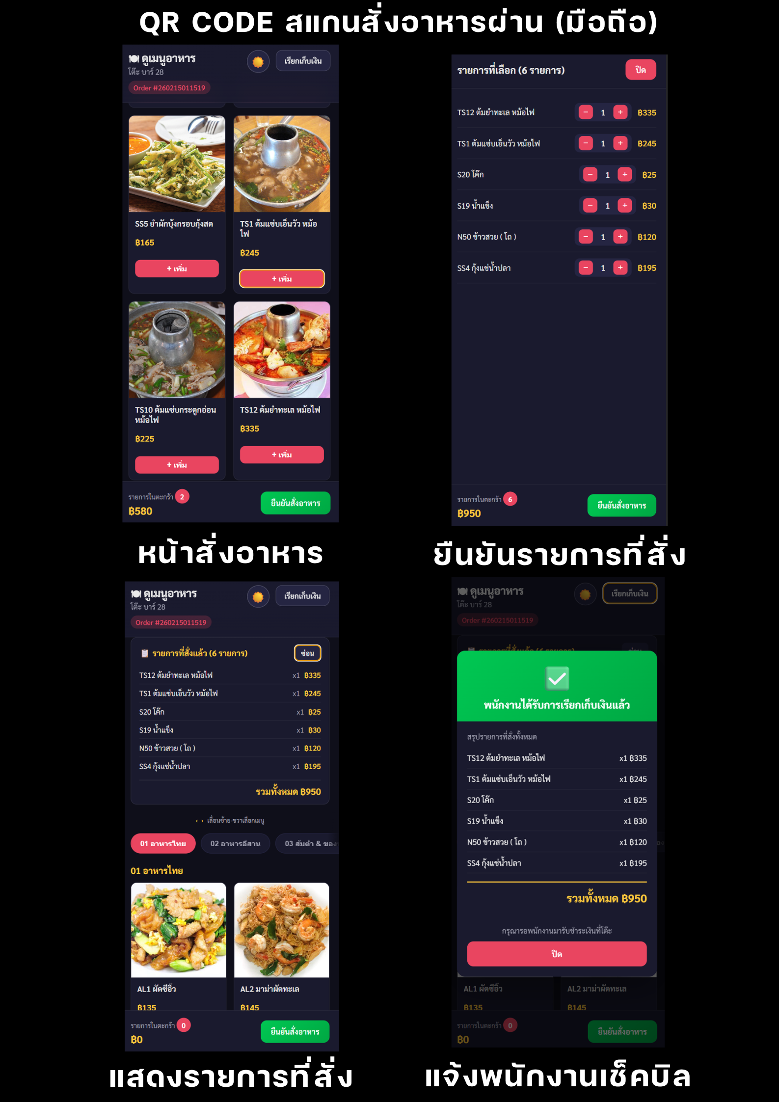 โปรแกรมร้าน คาเฟ่และร้านอาหาร